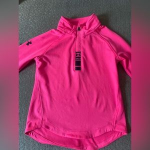 Under armour s (size 4) golf upf 50 zip up